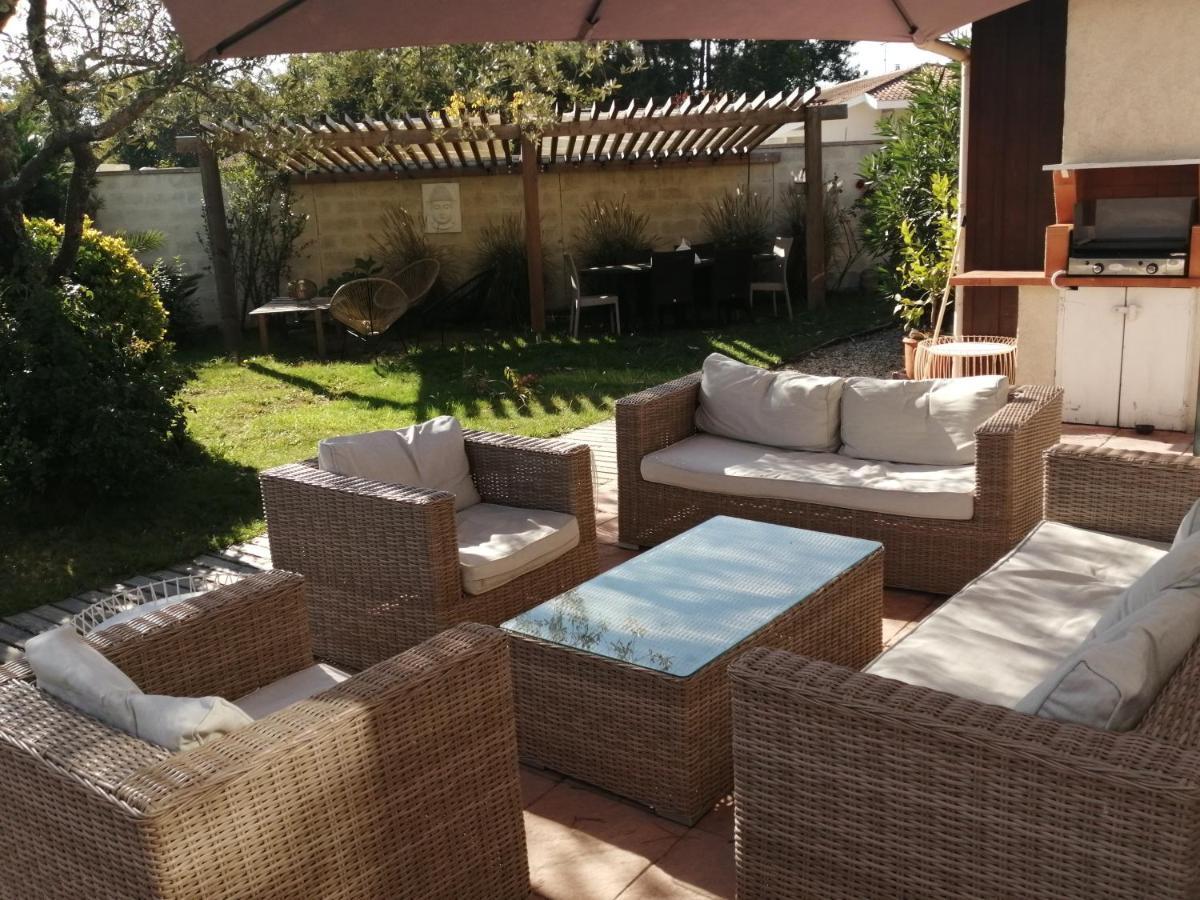 Maison Familiale En Bois Avec Piscine, Proche Du Bassin Gujan-Mestras Dış mekan fotoğraf
