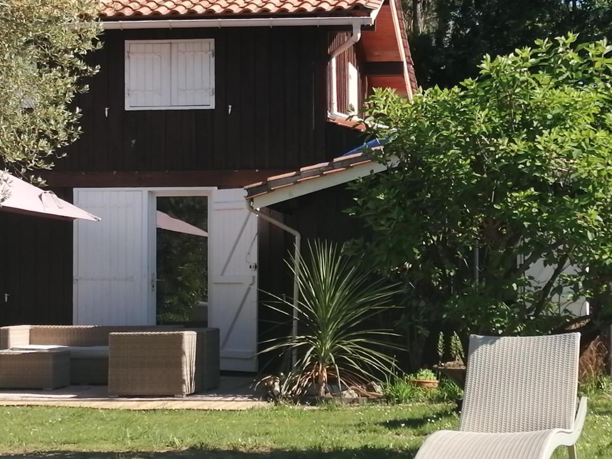 Maison Familiale En Bois Avec Piscine, Proche Du Bassin Gujan-Mestras Dış mekan fotoğraf