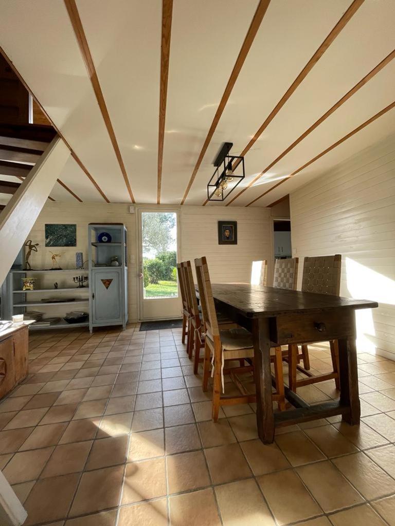 Maison Familiale En Bois Avec Piscine, Proche Du Bassin Gujan-Mestras Dış mekan fotoğraf